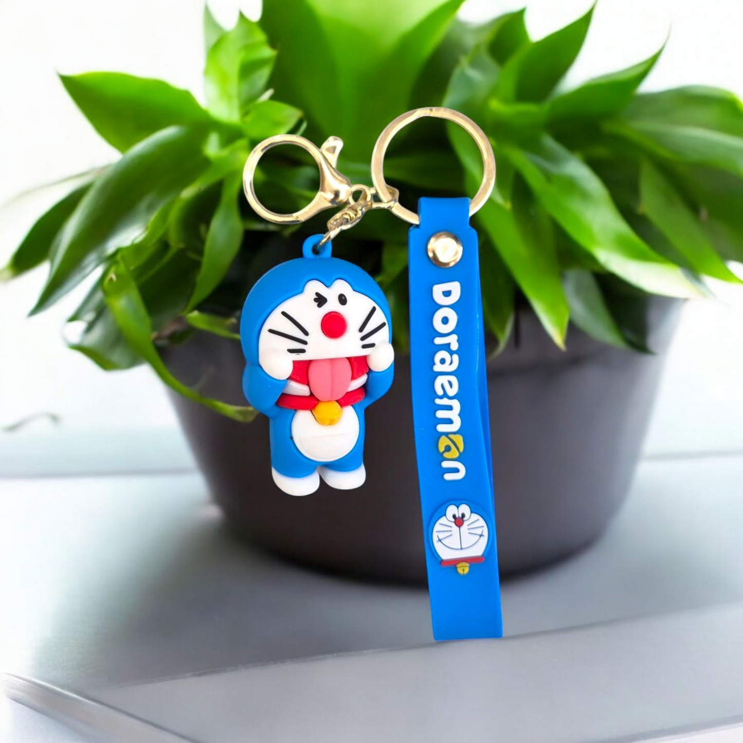 DORAEMON CARTOON SILICON KEY CHAIN