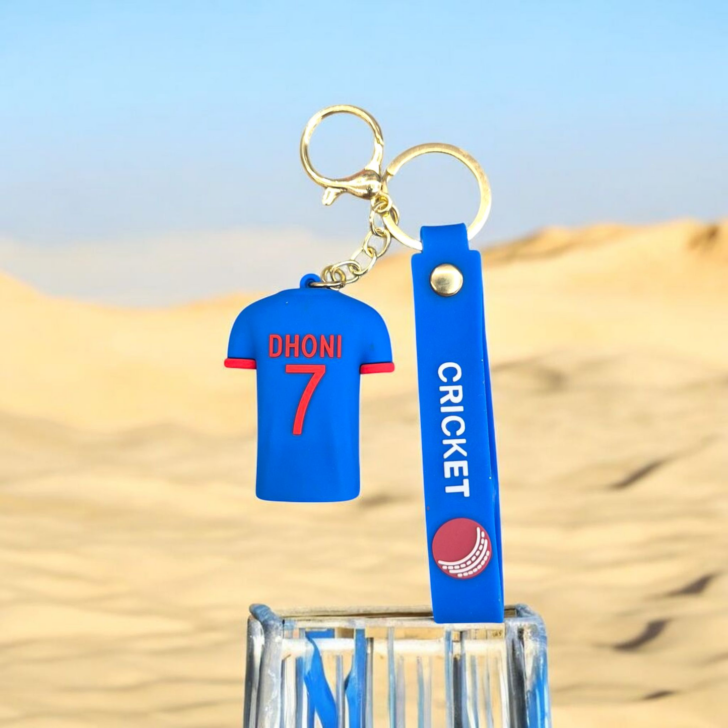 DHONI JERSEY 7 SILICON KEY CHAIN